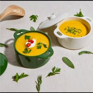 NEW Brocc Your Body Mini Round Ceramic Cocotte Set